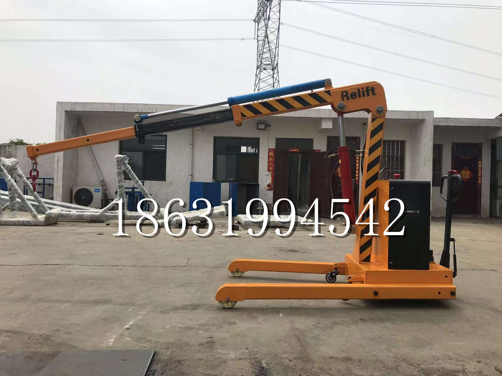 新邱区久征定做3吨三轮随车吊 农用园林绿化移树吊 平板工程用小吊机