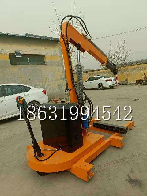 新邱区自卸车厢随车吊 自制轮式四不像起重机 四驱平板吊 5吨 贵盛